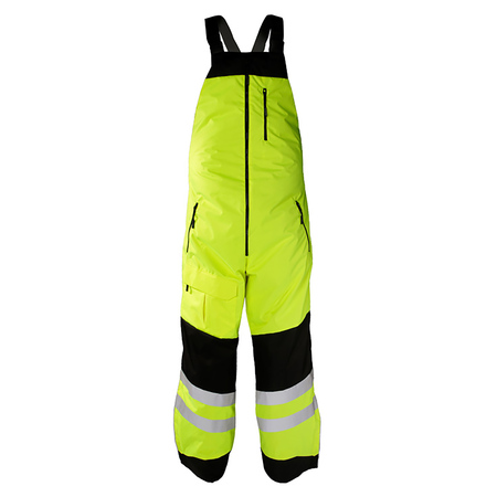 KISHIGO XL, Lime Premium Black Series Insulated Bib IN412-XL